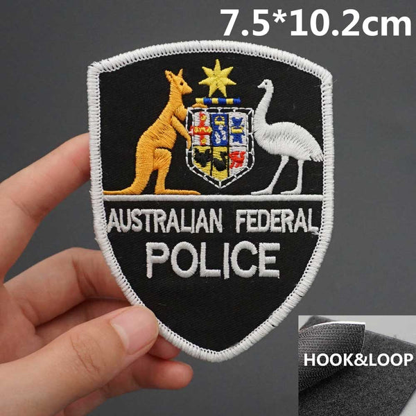 Emblem 'Australian Federal Police | Coat of Arms' Embroidered Velcro Patch