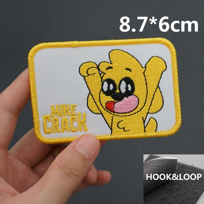 YouTuber 'Mike Crack | Yellow Dog' Embroidered Velcro Patch