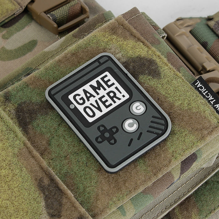 Gameboy 'Game Over! | 3.0' PVC Rubber Velcro Patch