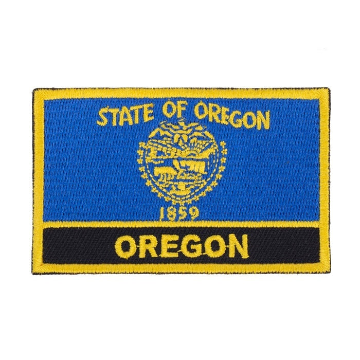 Oregon Flag Embroidered Patch