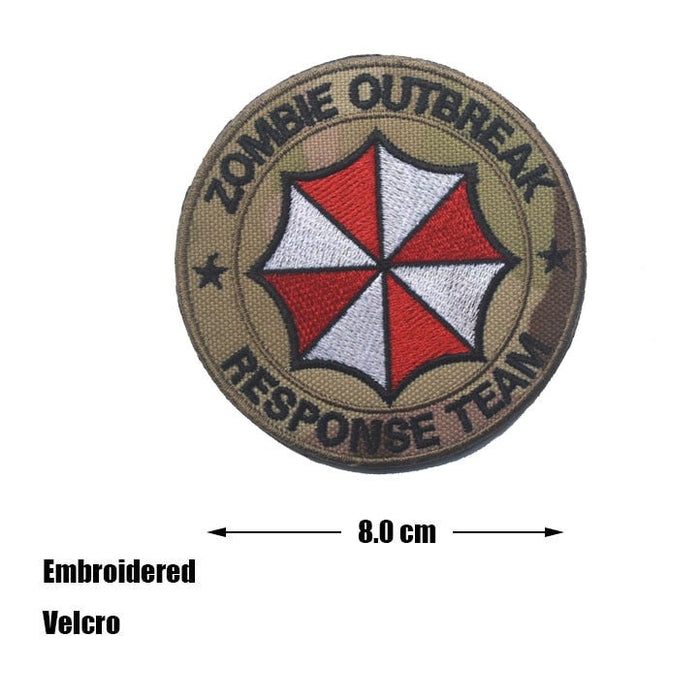 Umbrella 'Zombie Outbreak, Response Team' Embroidered Velcro Patch