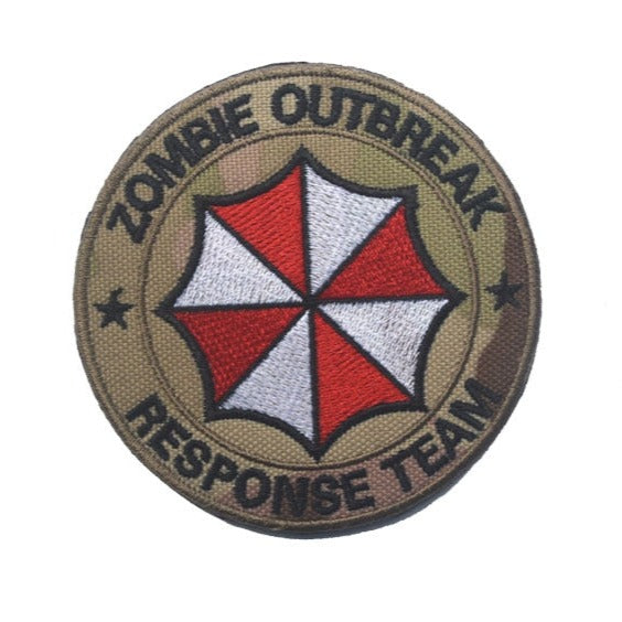 Umbrella 'Zombie Outbreak, Response Team' Embroidered Velcro Patch