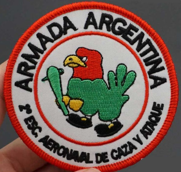 Emblem 'Second Naval Fighters Strike Squadron' Embroidered Velcro Patch