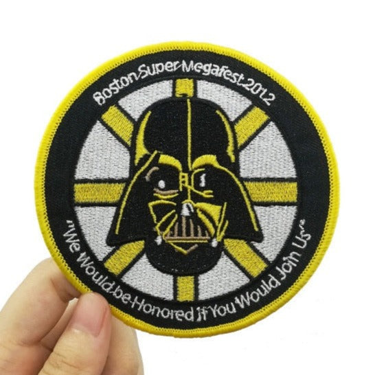 Star Wars 'Darth | We Would Be Honored If You Would Join Us' Embroidered Patch