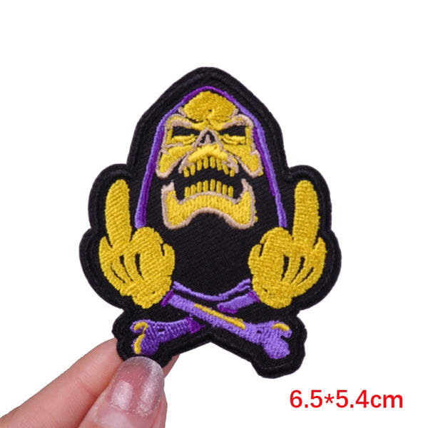 Masters of the Universe 'Skeletor | F*ck U' Embroidered Patch