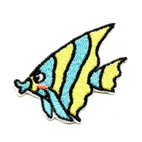 Cute Sea Animal 'Angelfish' Embroidered Patch