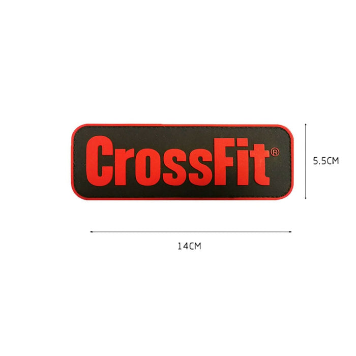 Military Tactical 'CrossFit' PVC Rubber Velcro Patch