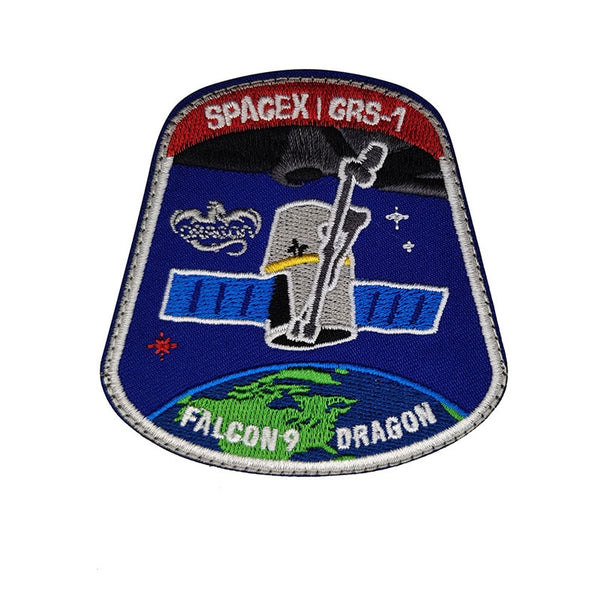 Falcon 9 Dragon 'SpaceX | CRS-1' Embroidered Velcro Patch