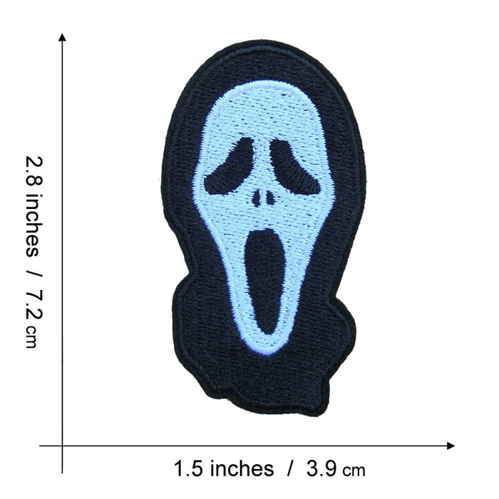 Scream 'Head | 1.0' Set of 10 Embroidered Patches — Little Patch Co
