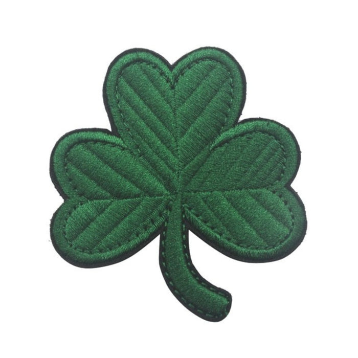 'Clover Leaf | 1.0' Embroidered Velcro Patch