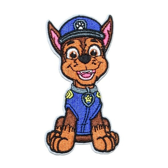 PAW Patrol 'Chase | Sitting' Embroidered Patch