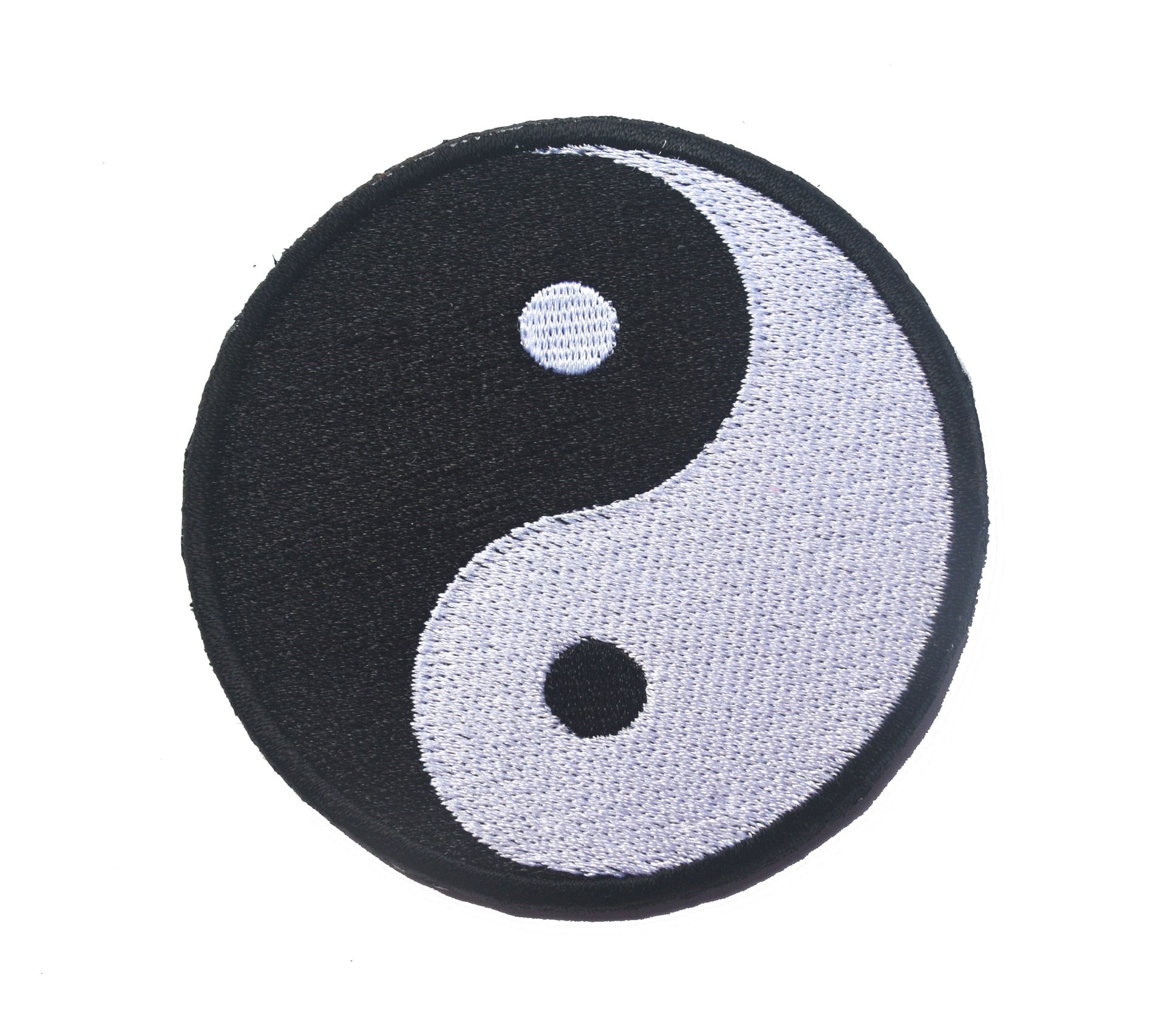 Cool 'Round Yin Yang | 1.0' Embroidered Patch