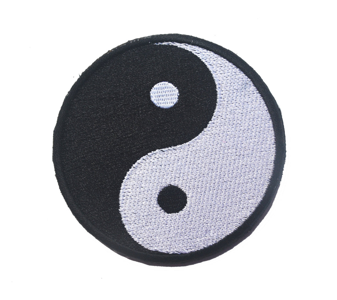 Cool 'Round Yin Yang | 1.0' Embroidered Patch