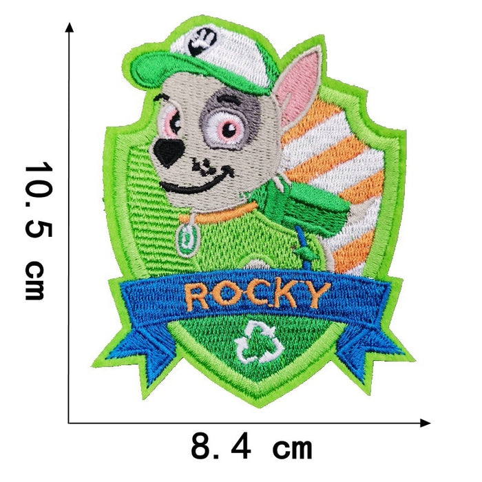 PAW Patrol 'Rocky | Green Shield' Embroidered Patch