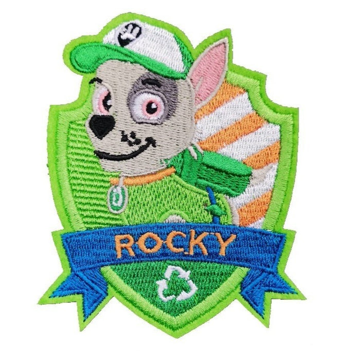 PAW Patrol 'Rocky | Green Shield' Embroidered Patch