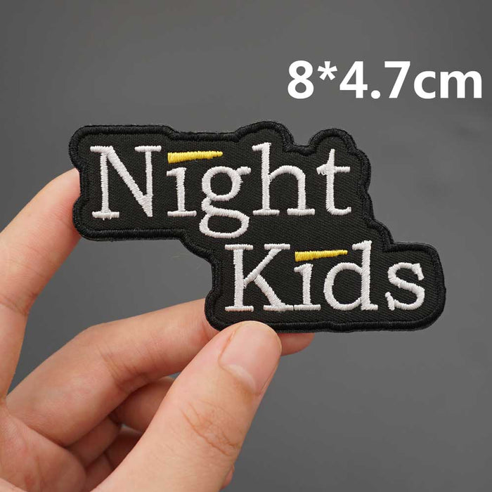 Initial D 'Night Kids | Logo' Embroidered Patch
