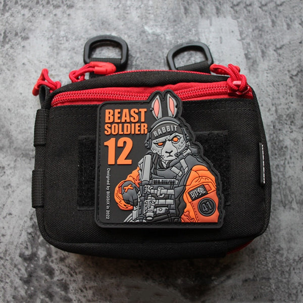 Beast Soldier 12 'Rabbit' PVC Rubber Velcro Patch