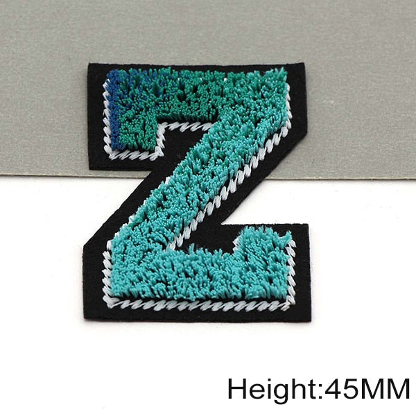 Tricolor 'Letter Z' Embroidered Patch