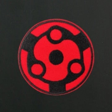 Naruto 'Madara's Eternal Mangekyo Sharingan' Embroidered Velcro Patch