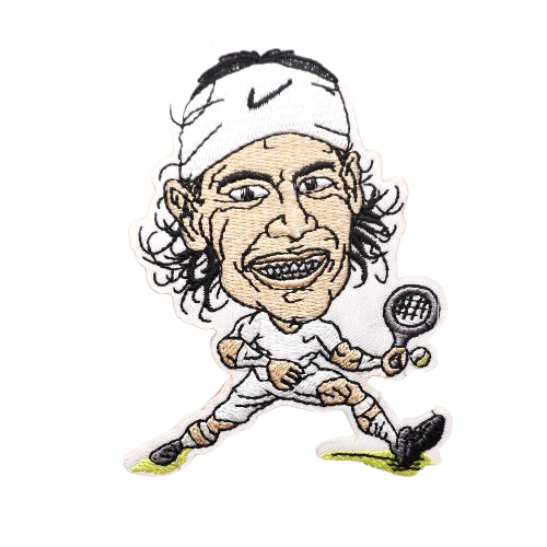 Tennis Player 'Rafael Nadal' Embroidered Patch