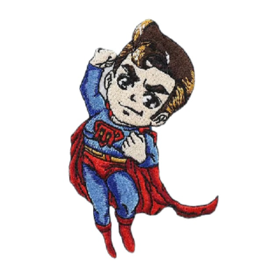 Superman 'M Logo' Embroidered Patch