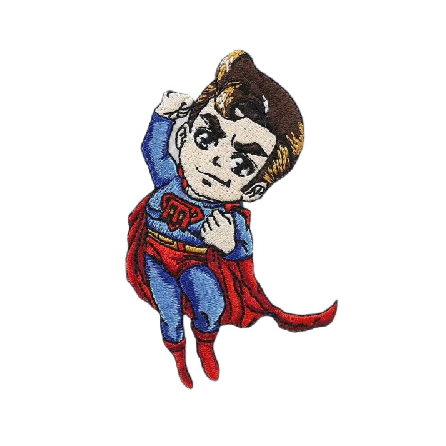 Superman 'M Logo' Embroidered Patch