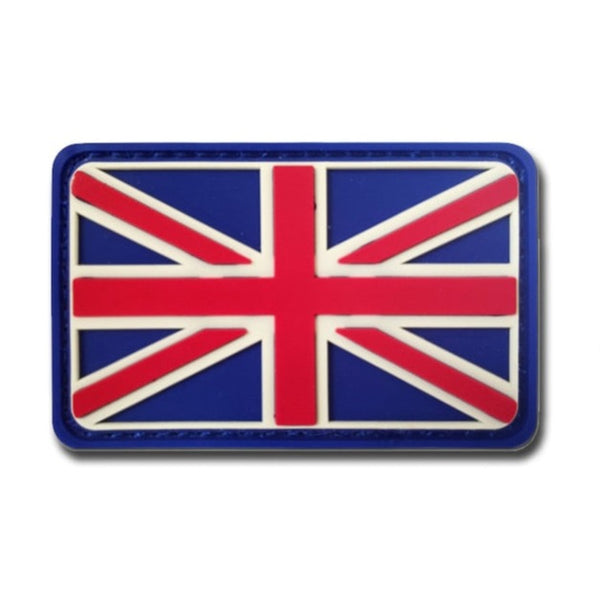 United Kingdom Flag PVC Rubber Velcro Patch