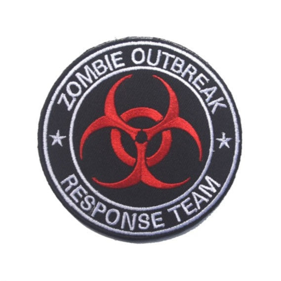 'Zombie Outbreak, Response Team | 4.0' Embroidered Velcro Patch