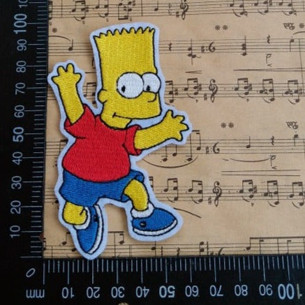 The Simpsons 'Bart | Jumping' Embroidered Patch