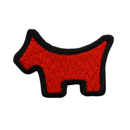 Cute 'Cameron Dog Logo | 3.0' Embroidered Velcro Patch