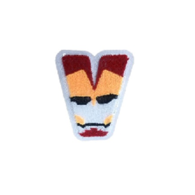 Iron Man 'Letter V' Embroidered Patch