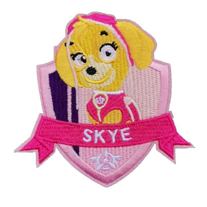 PAW Patrol 'Skye | Pink Shield' Embroidered Patch