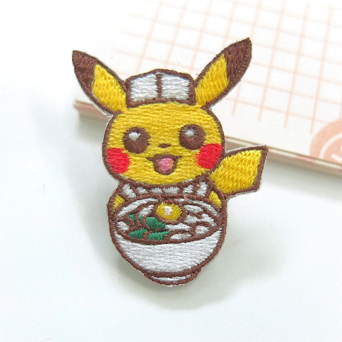 Pokemon 'Pikachu | Ramen' Embroidered Patch