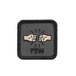 Cool 'Pew | Fist Bump' Embroidered Velcro Patch