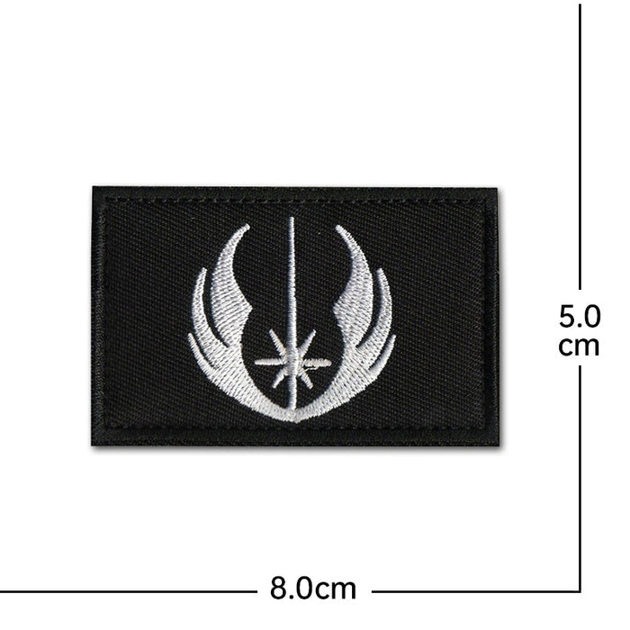 Star Wars 'Jedi Order Symbol 2.0' Embroidered Velcro Patch