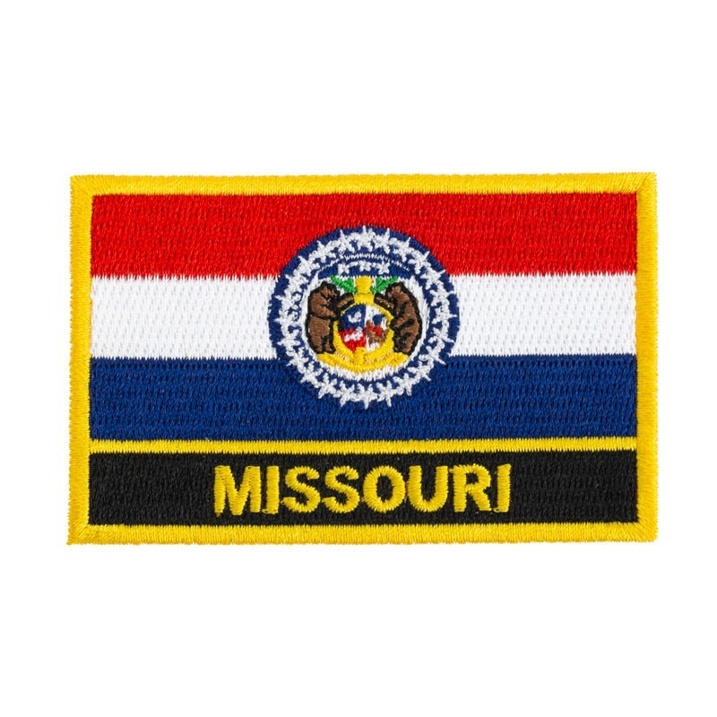 Missouri Flag Embroidered Patch