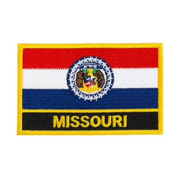 Missouri Flag Embroidered Patch