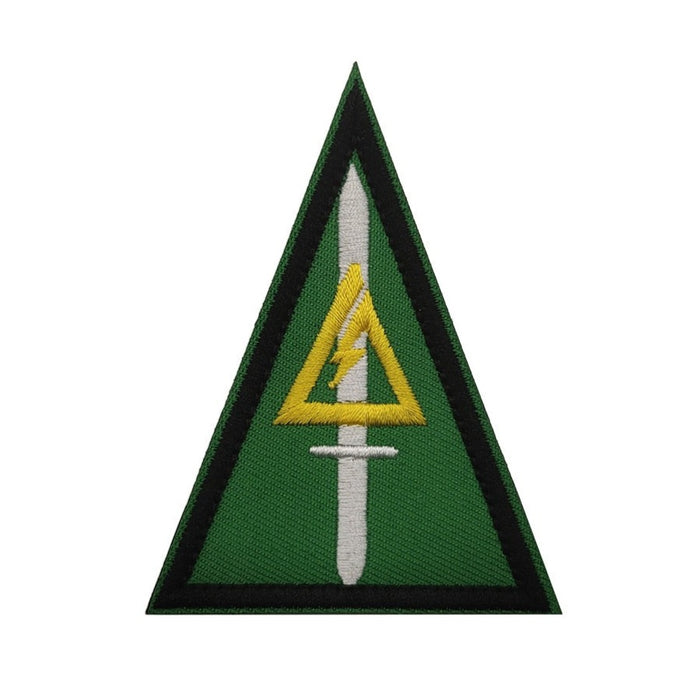 Emblem 'Delta Force | Green Triangle' Embroidered Velcro Patch