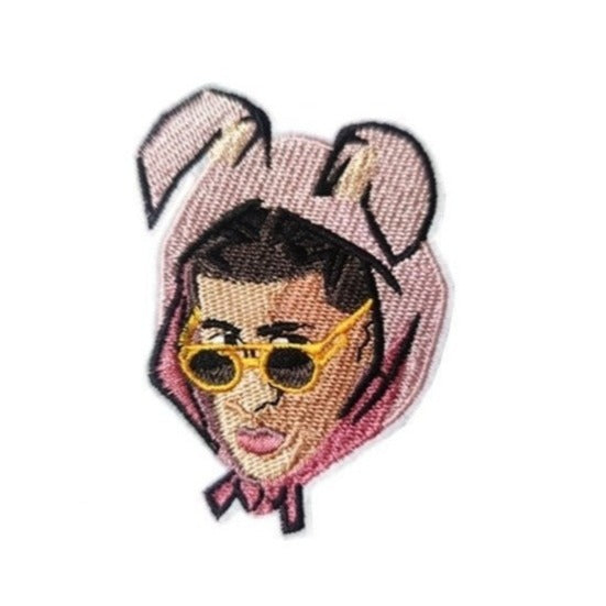 Bad Bunny 'Rapper Bunny Hat' Embroidered Patch