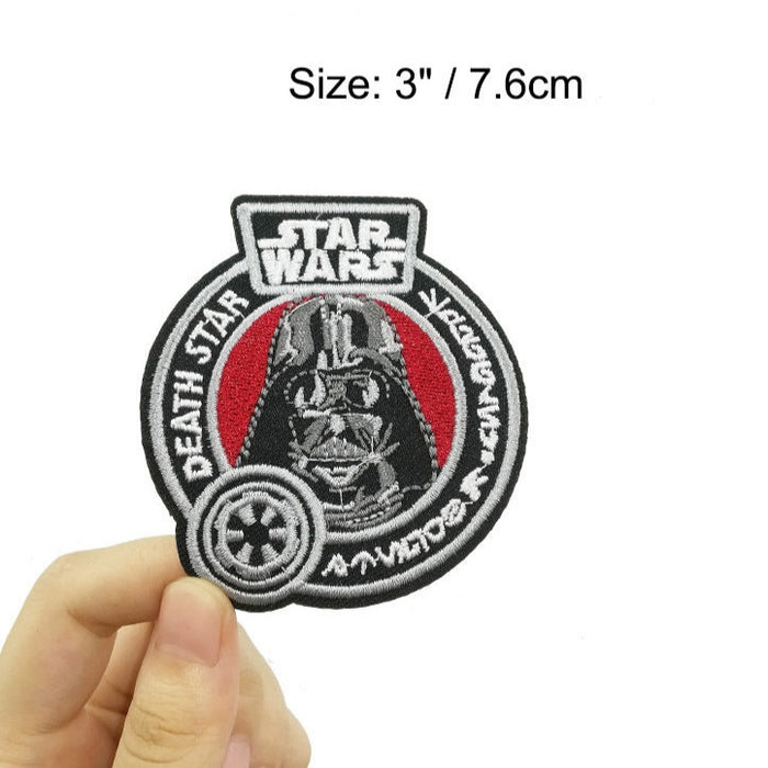 Star Wars 'Darth | Helmet | Death Star' Embroidered Patch