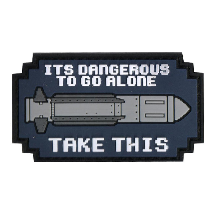 Its Dangerous To Go Alone 'Missile | 2.0' PVC Rubber Velcro Patch
