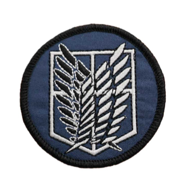 Attack on Titan 'Wings of Freedom | Round' Embroidered Patch