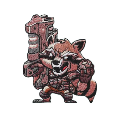 Avengers 'Rocket Raccoon' Embroidered Patch