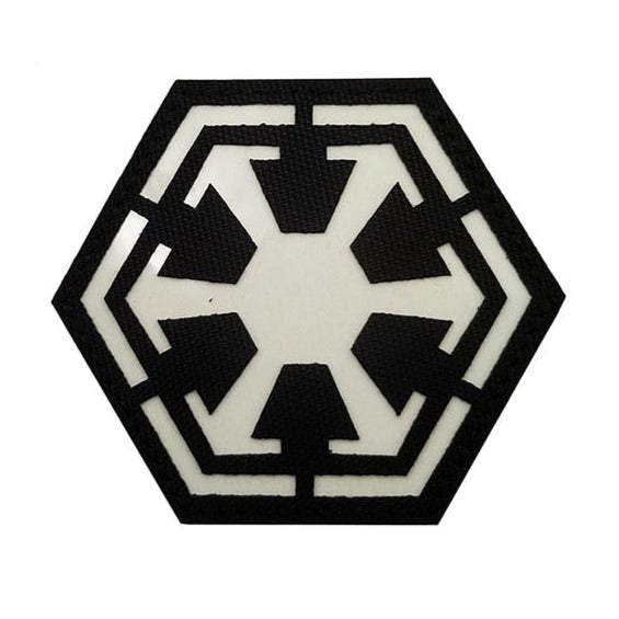 Star Wars 'Sith Empire Symbol | Luminous' PVC Rubber Velcro Patch