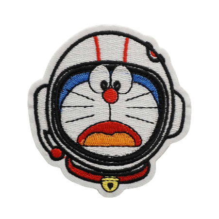 Doraemon 'Space Helmet' Embroidered Patch