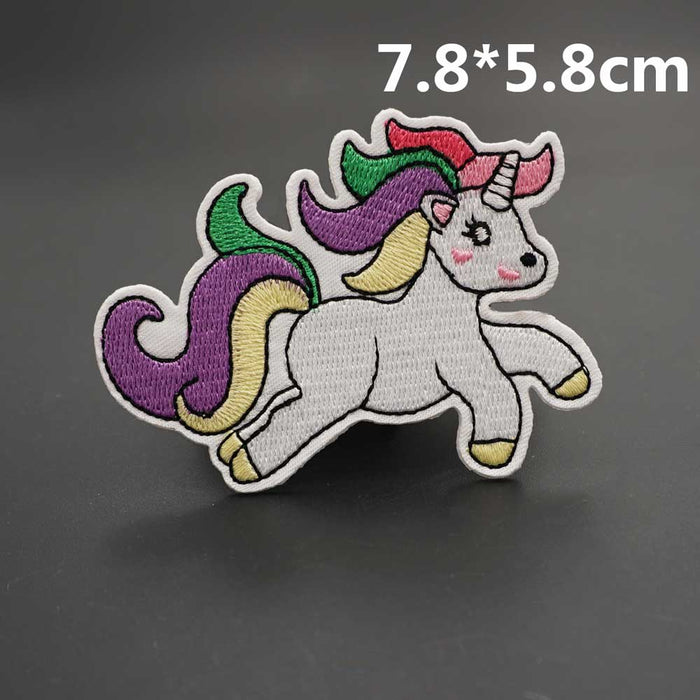 Unicorn 'Rainbow | Galloping' Embroidered Patch