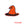 Load image into Gallery viewer, Halloween &#39;Orange Wizard Hat&#39; Embroidered Patch
