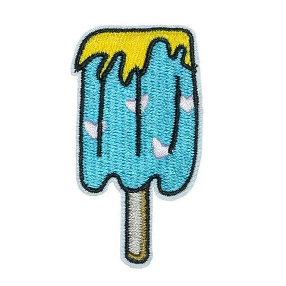 Cute 'Melting Popsicle' Embroidered Patch