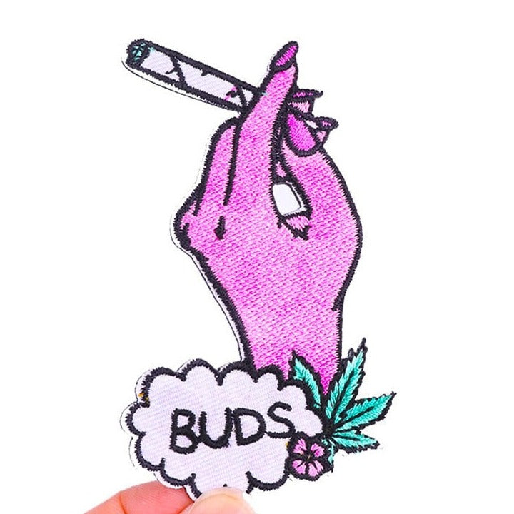 Buds 'Cigarette In Hand' Embroidered Patch