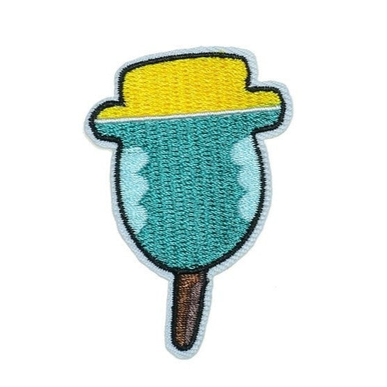 Cute 'Hat Shaped Popsicle' Embroidered Patch